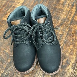 Boys Dark Brown Sonoma High Top Walking Boots Dressy Winter Sz 3 NWOT Never Worn